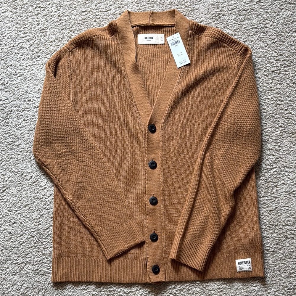 Oversized Tan Cardigan